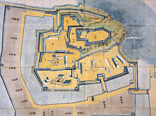 大洲城絵図（元禄5年（1692年））