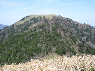 剣山 ※一ノ森山頂より望む