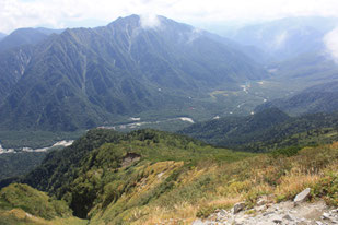 上高地と霞沢岳（上）