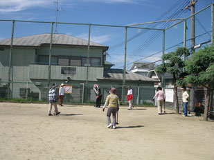 中央公園にて