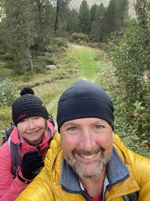 Carmen und Thomas auf Wanderschaft