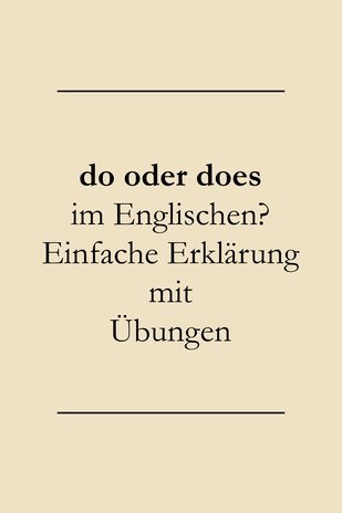 do oder does?