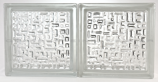 SEVES Clear 1919/8 Maya Exotic Glass Design Glass Block Glassblock Glasbausteine Glassteine Clear Glasdesign Deutschland Schweiz Österreich Wien Luxemburg Liechtenstein Solaris Glasbaustein Klare Glasstein Glassteinwände Glasbausteinwände Glaswand Great b
