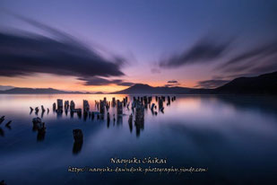Dawn hokkaido japan landscape nature lake water 北海道 日本 夜明け 日の出 支笏湖 星景 金星 オリオン 近井 近井直行 NiSi フィルター ND GND ハーフフィルター KANI 撮影 撮影技術 撮影方法 絶景 三脚 写真 カメラ レンズ 長時間露光