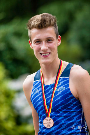 Jan-David Ridder läuft ein taktisch geschicktes und mutiges Rennen und wird dafür mit Bronze belohnt. (Foto: Jan-Hendrik Ridder)