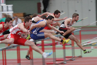 David Klöckner (im blauen Dress) verpasste das Finale in Karlsruhe knapp. (Archivfoto)
