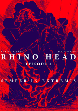Auf dem Cover von "Rhino Head" erkennt man vage zwei nackte Frauen.
