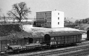 Verwaltungsbau der Maschinenfabrik Hermann Frank in den 1960 er Jahren