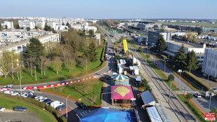 Vue sur Vélizy-Villacoublay depuis le Speed Max.