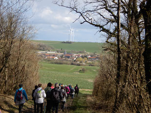 Descente vers Méligny