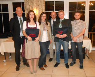v.l.n.r: Herr Martin Petrousek, Vanessa Nimmrichter, Islandpferdereferentin MMag. Caroline Frankenberger, Herr Anton Meingast, Gerhard Ledl, scheidender Referent Wolfgang Daichendt