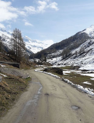 Sentiero che da Casere porta alla Malga Kehrer