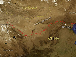 dictée la grande muraille de chine cm2 vue du ciel