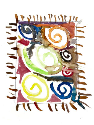 Dessin d'arabesques