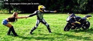 Peur en moto