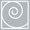 blog and books logo, white swirl on grey background