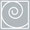 blog and books logo, white swirl on grey background