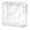 CLEAR 1919/8 Double End Wave Sahara 2S Wolke gerader Endstein Abschlusstein Glasbausteine Glass Blocks Glassteine Briques de verre Solaris Abschlussstein Glasstein Glasblock Glass Blokker France Glasblokke Lasitiilet Glasblock Glasbaksteen België Glazen B