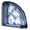Bild: PEGASUS METALLIZZATO BLU TER CURVO O MET Blau Kurve Endsteine Wolke Wavy Metallisiert Design Glasstein Glass Blocks Glasbaustein Glasbausteine Glassteine Glasbausteine-center.de glasbausteine-center Curved Terminal Terminale Recourbée Blue Bleu meta