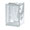 Clear 1919/8 Corner 90° Wave Eckstein Weiss Endstein Glasbausteine 90°- Eckstein Abschlussstein Wolke 13,2x19x8 Glasbausteine Glass Blocks Glassteine Briques de verre Solaris Glasstein Glasblock Glass Blokker France Glasblokke Lasitiilet Seves Glasblock G