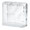 CLEAR 1919/8 Double End Wave Sahara 1S Wolke gerader Endstein Abschlusstein Glasbausteine Glass Blocks Glassteine Briques de verre Solaris Abschlussstein Glasstein Glasblock Glass Blokker France Glasblokke Lasitiilet Glasblock Glasbaksteen België Glazen B