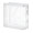 CLEAR 1919/8 Linear End Wave Sahara 2S Wolke gerader Endstein Abschlusstein Linear Terminal Terminale Lineaire Terminal Lineal Glasbausteine Glass Blocks Glassteine Briques de verre Solaris Abschlussstein Glasstein Glasblock Glass Blokker France Glasblokk