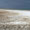 Gewitterstimmung am Aralsee. Deutlich sichtbar die Salzrückstände am Ufer.