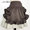 jupe taupe rayée steampunk My oppa Skirt creation