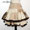 Creation my oppa steampunk patchwork taffetas dentelle marron