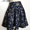 creation my oppa skirt brocart bleu argent