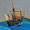 29 コロンブスの船団 　The Ships of  Columbus　　年代：   　1492年  製作者：   坪井悦郎  製作期間：10ヶ月   ジオラマ