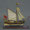 37-49 チャールズ･ヨット  Charles Yacht  1674年  イギリス 1/64 キット ウッディジョー  三木  克哉 　Katsuya Miki