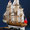 35-20　アジャックス　　HMS AJAX　　 年代  　1765  　  船籍  イギリス　　 縮尺 1/38     キットメーカー　ユーロモデル　EUROMODEL     製作者  豊栖　亨(一般)　 Tooru Toyosu