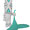 "TENACIOUS" (WHITE TURQUIOSE BLUE)