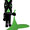 "TENACIOUS" (BLACK LIGHTGREEN)