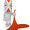 "TENACIOUS" (WHITE ORANGE)