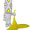"TENACIOUS" (WHITE BRIGHTYELLOW)
