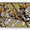 "FITIS" (GREYYELLOW) Oil, spraypaint, acrylic and ink on wooden panel with frame - 120x45x3.5cm