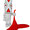 "TENACIOUS" (WHITE RED)
