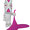 "TENACIOUS" (WHITE MAGENTA)