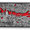 "DON'T WORRY ABOUT A THING" (RED) oil, spraypaint andgrey green - acrylic on wooden panel  including design frame 120x45x3,5cm