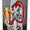 "SNAKE IN THE GRASS" 010 (60x45x2.5cm acrylic and spraypaint on porcelain gypsum)