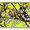"FITIS" (BRIGHT YELLOW) Oil, spraypaint, acrylic and ink on wooden panel with frame - 120x45x3.5cm