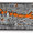 "DON'T WORRY ABOUT A THING" (ORANGE) oil, spraypaint andgrey green - acrylic on wooden panel  including design frame 120x45x3,5cm