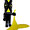 "TENACIOUS" (BLACK BRIGHT YELLOW)