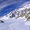 Suchbild mit 3er-Seilschaft auf der Aufstiegsroute am Kahiltna Glacier.