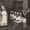 Cinquantesimo di matrimonio dei Nonni con Zio prete: Nonni e i chierichetti Aldo, Giorgio e Marco, sullo sfondo Papà