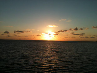 Sonnenuntergang auf Nordstrand