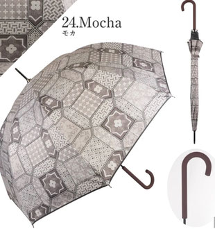 モロッコタイル柄 ジャンプ傘 [晴雨兼用] 3,520円→2,680円(税込)