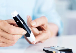 Typ-2-Diabetes, Blutentnahme im Diabeteszentrum Buchholz